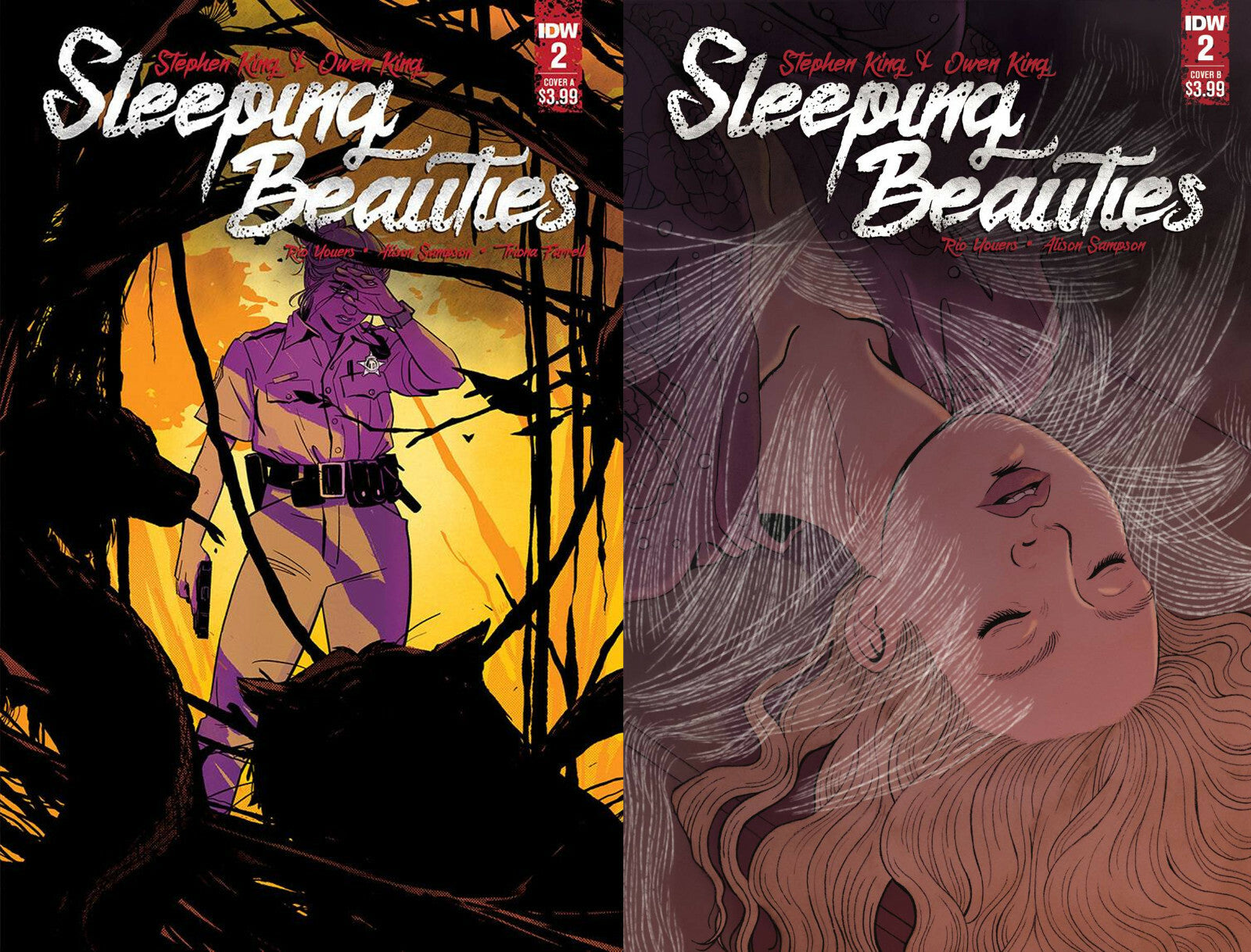 SLEEPING BEAUTIES #2 IDW STEPHEN KING OWEN KING YOU PICK A OR B OR BOTH!