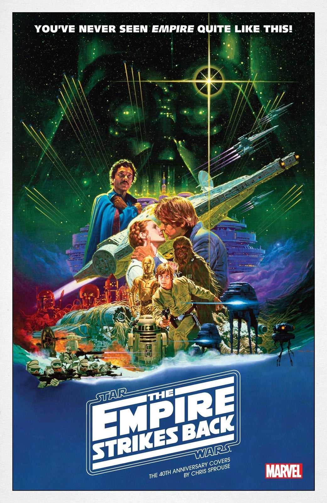STAR WARS EMPIRE 40TH SPROUSE #1 MOVIE POSTER VARIANT COMIC 1st PRINT