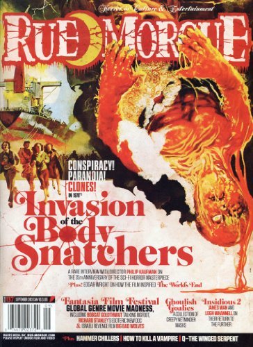 RUE MORGUE MAGAZINE #137 SEPTEMBER 2013 - MARRS MEDIA VARIOUS NM 1ST PRINT