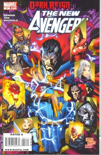 NEW AVENGERS #51 DKR (THE NEW AVENGERS VOLUME ONE) BRIAN MICHAEL B NM 1ST PRINT