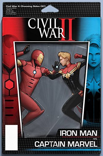 CIVIL WAR II CHOOSING SIDES #1 ACTION FIGURE VARIANT MARVEL NM 1st PRINT
