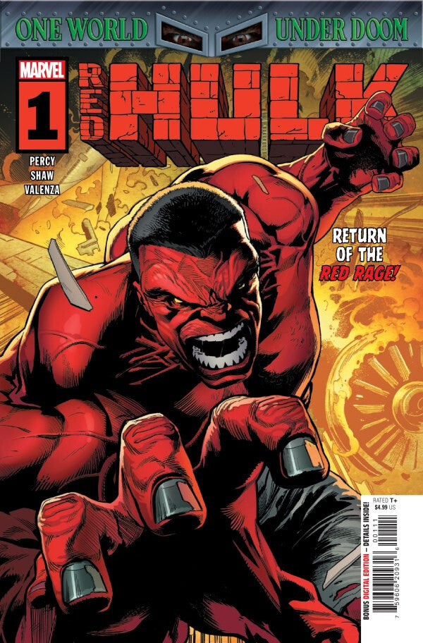 RED HULK #1 NM 1ST PRINT MAIN COVER MARVEL COMICS 2025
