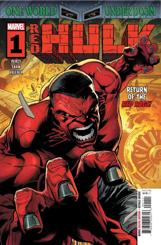 RED HULK #1 NM 1ST PRINT MAIN COVER MARVEL COMICS 2025