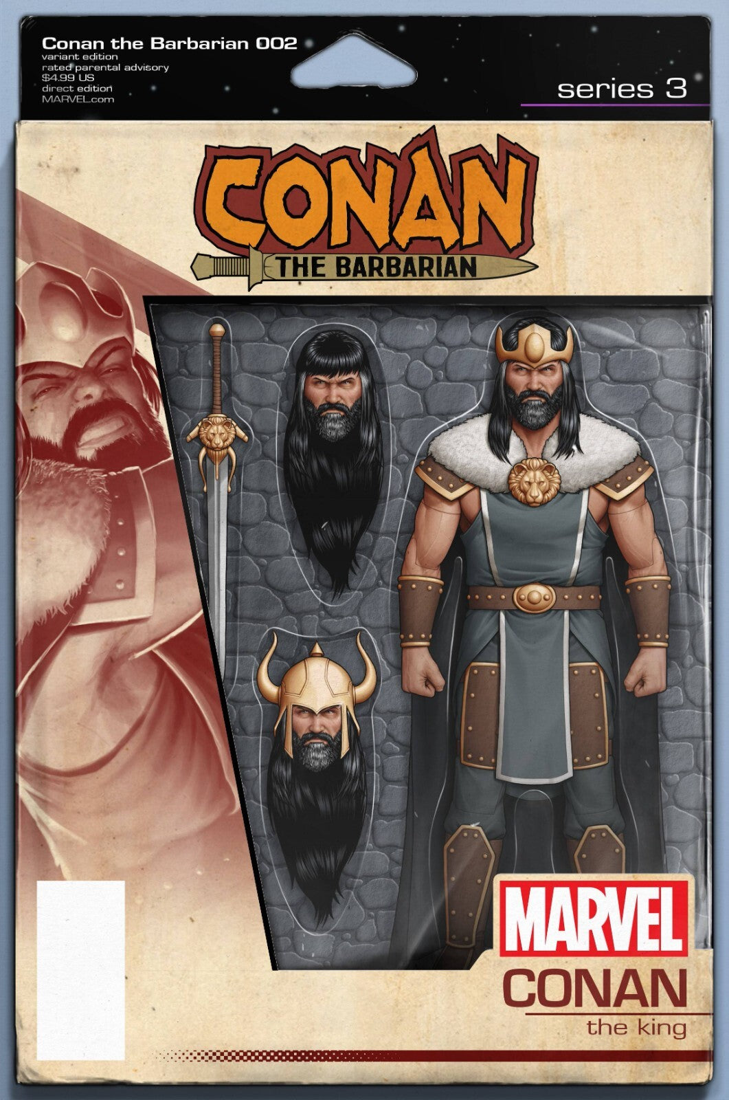 CONAN THE BARBARIAN #2 JOHN TYLER CHRISTOPHER ACTION FIGURE VARIANT COVER 2019