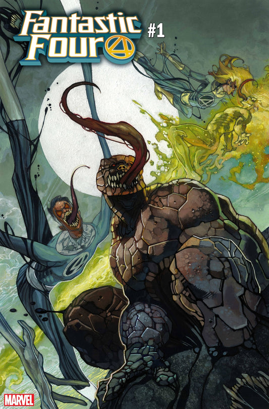 FANTASTIC FOUR #1 BIANCHI VENOMIZED PARTY VARIANT MARVEL NM