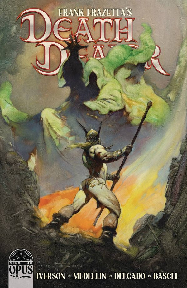 DEATH DEALER #11 VARIANT COVER FRAZETTA OPUS COMICS 2023