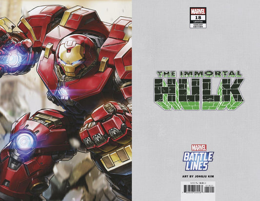 IMMORTAL HULK #18 JONGJU KIM BATTLE LINES VARIANT MARVEL NM 1ST PRINT 2019