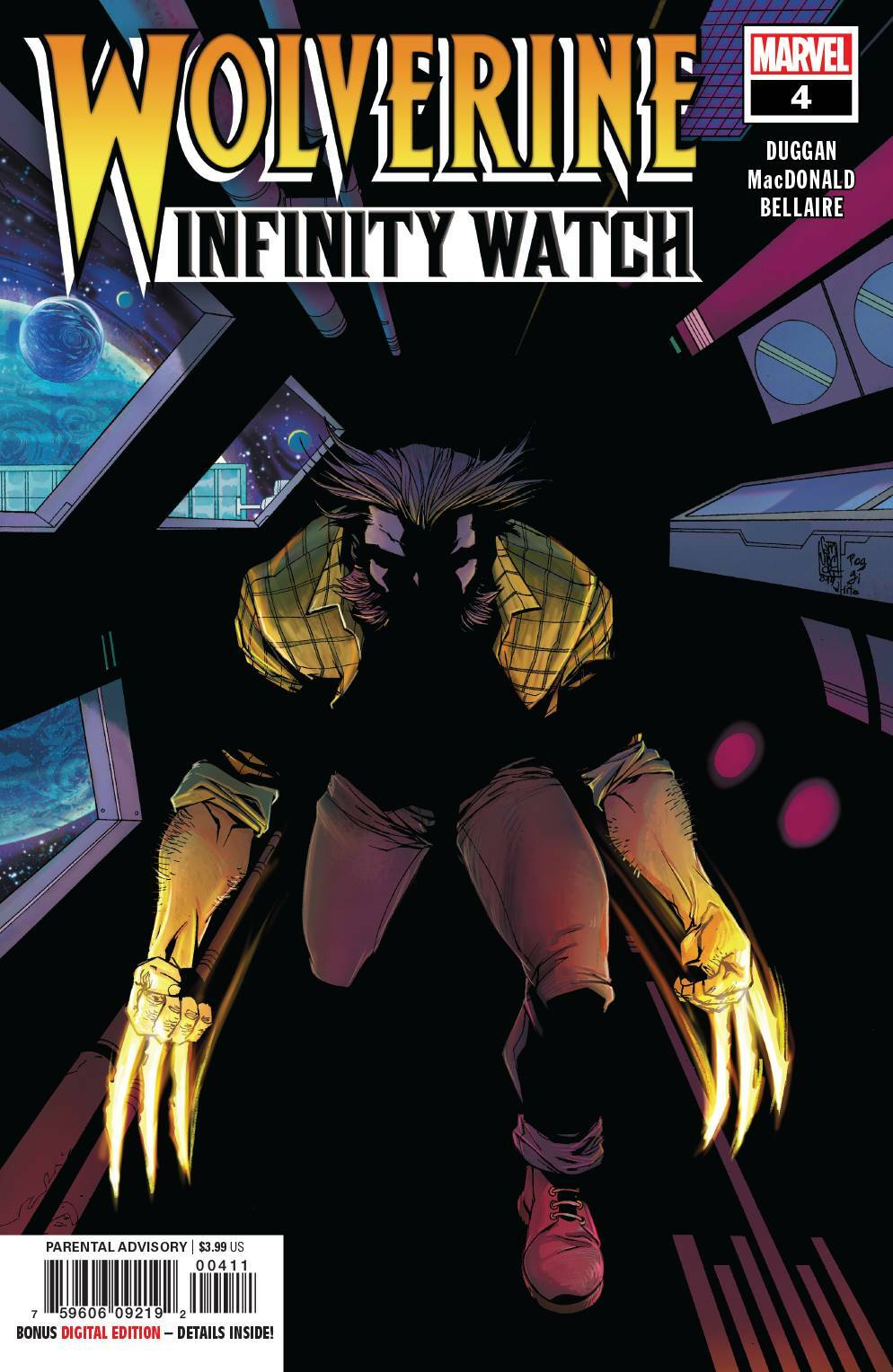 WOLVERINE INFINITY WATCH #4 MAIN COVER MARVEL NM 1ST PRINT 2019
