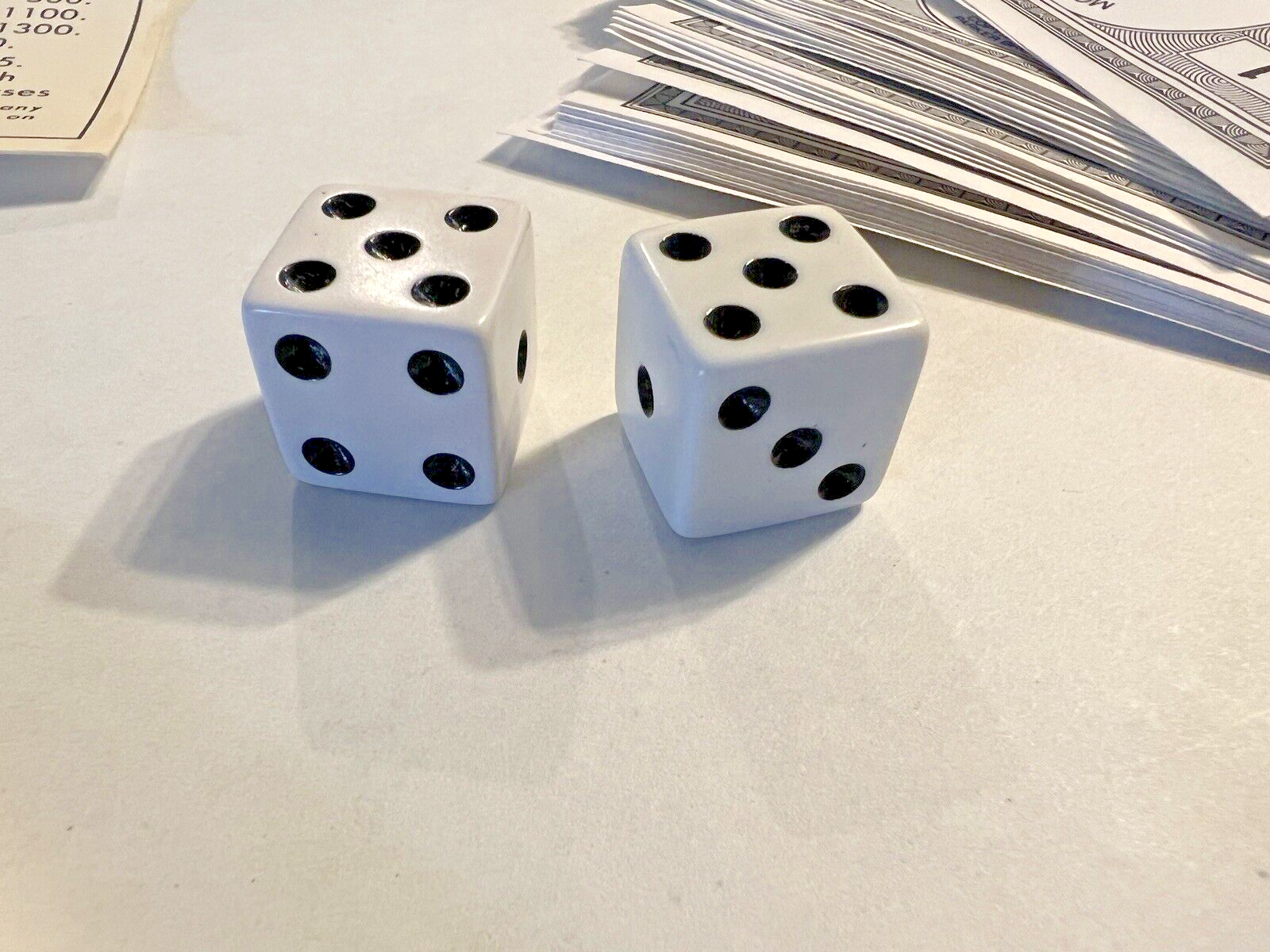 Monopoly Board Game Replacement Paper Money Playing Pieces Deeds Houses Hotels