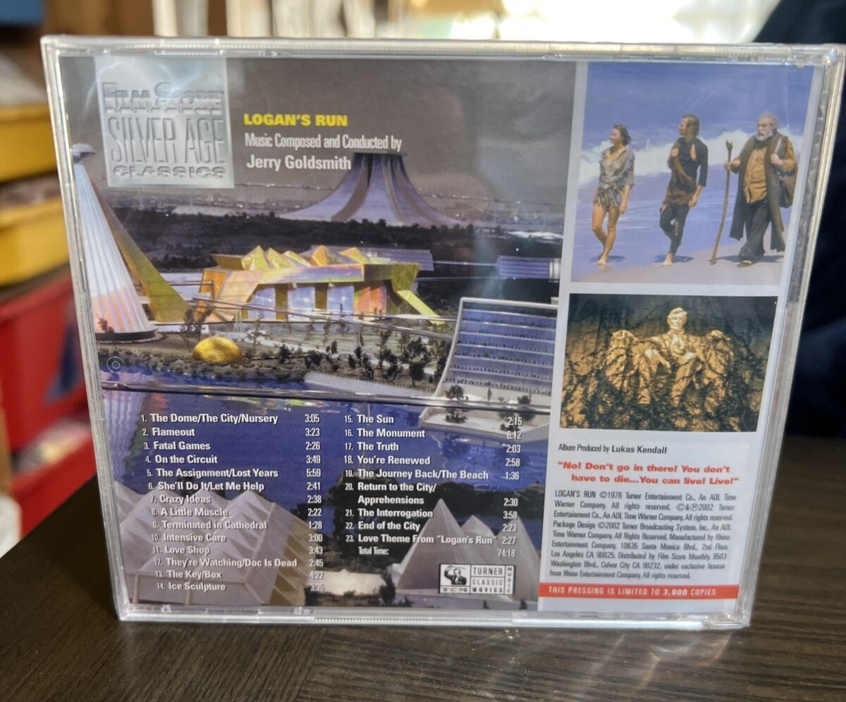 Logans Run FSM Complete Score Limited Edition Jerry Goldsmith NEW Sealed CD