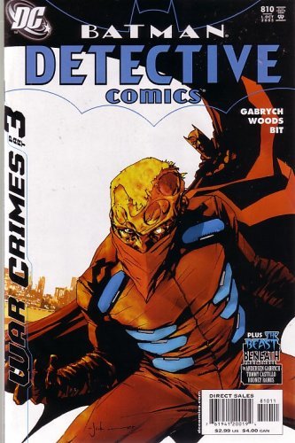 DETECTIVE COMICS #810 BATMAN WAR CRIMES PART 3 GABRYCH NM 1ST PRINT
