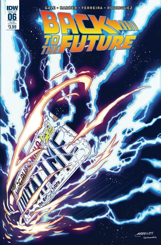 BACK TO FUTURE #6 SUBSCRIPTION COVER VARIANT IDW NM 1st PRINT