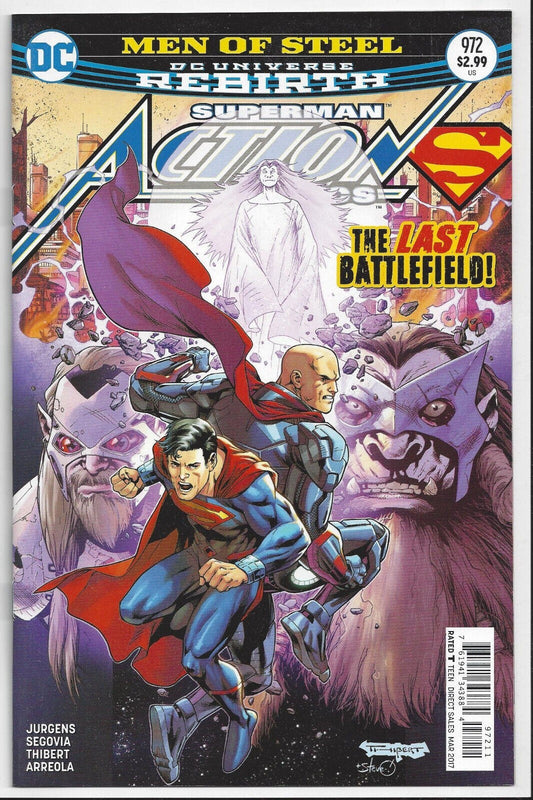 ACTION COMICS #972 DC COMICS REBIRTH JURGENS SEGOVIA MAIN COVER NM 2017