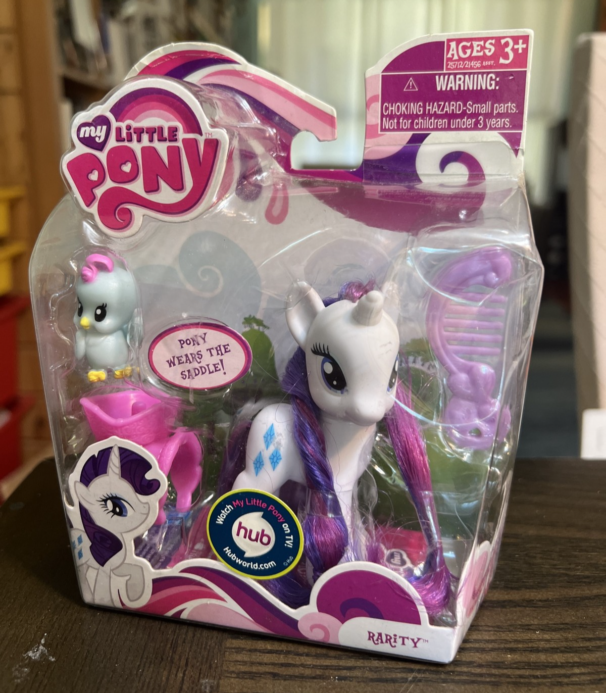 Rarity G4 Unicorn - NEW - My Little Pony Friendship is Magic - Blue Bird, Saddle