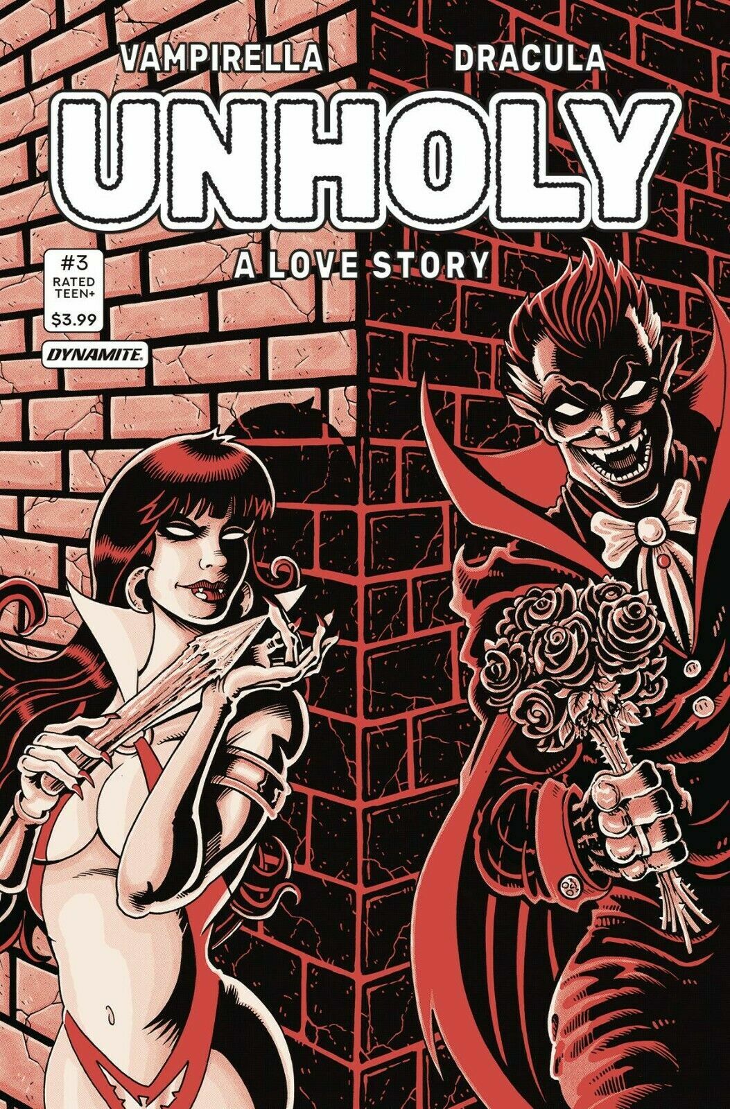 VAMPIRELLA DRACULA UNHOLY #3 TMNT HOMAGE VARIANT COVER EDITION NM