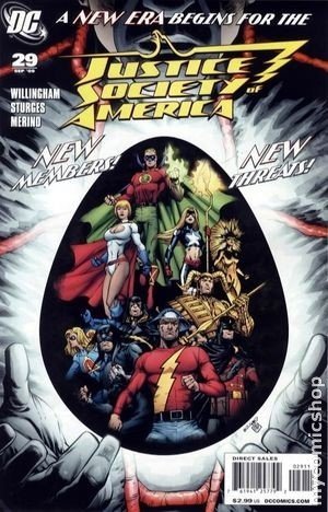 JUSTICE SOCIETY OF AMERICA #29 A NEW ERA BEGINS NM 1ST PRINT