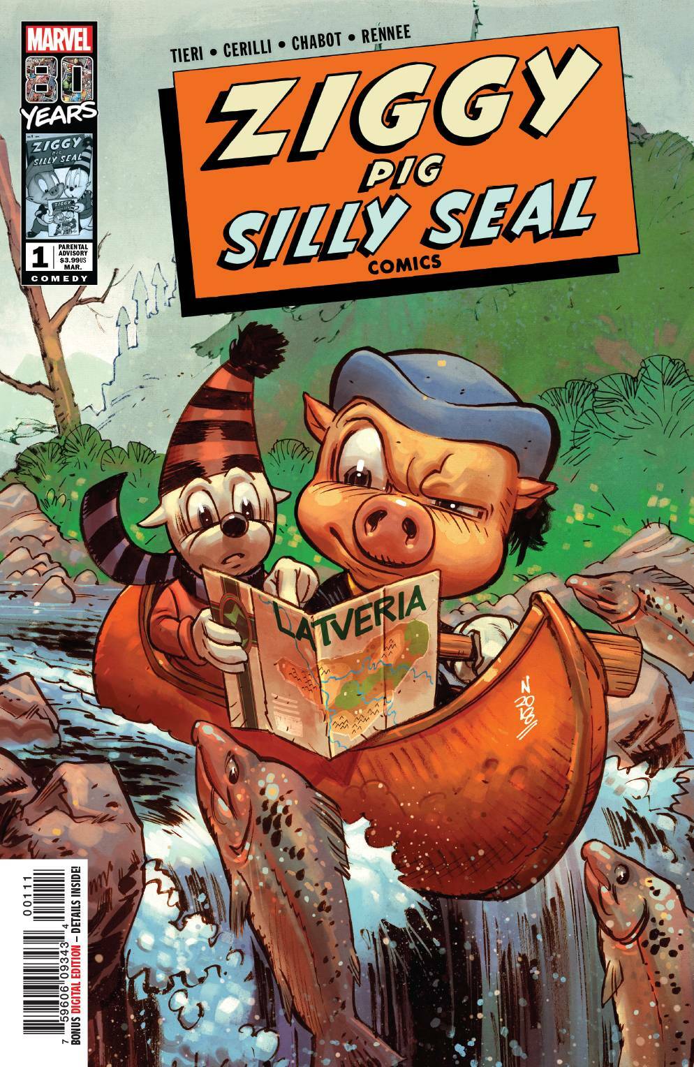ZIGGY PIG SILLY SEAL COMICS #1 MARVEL NM 1ST PRINT 2019
