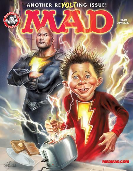 MAD MAGAZINE #25 2022 DWAYNE ROCK JOHNSON BLACK ADAM NM