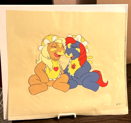 MY LITTLE PONY VINTAGE ANIMATION CEL PRODUCTION ART CARTOON 1986