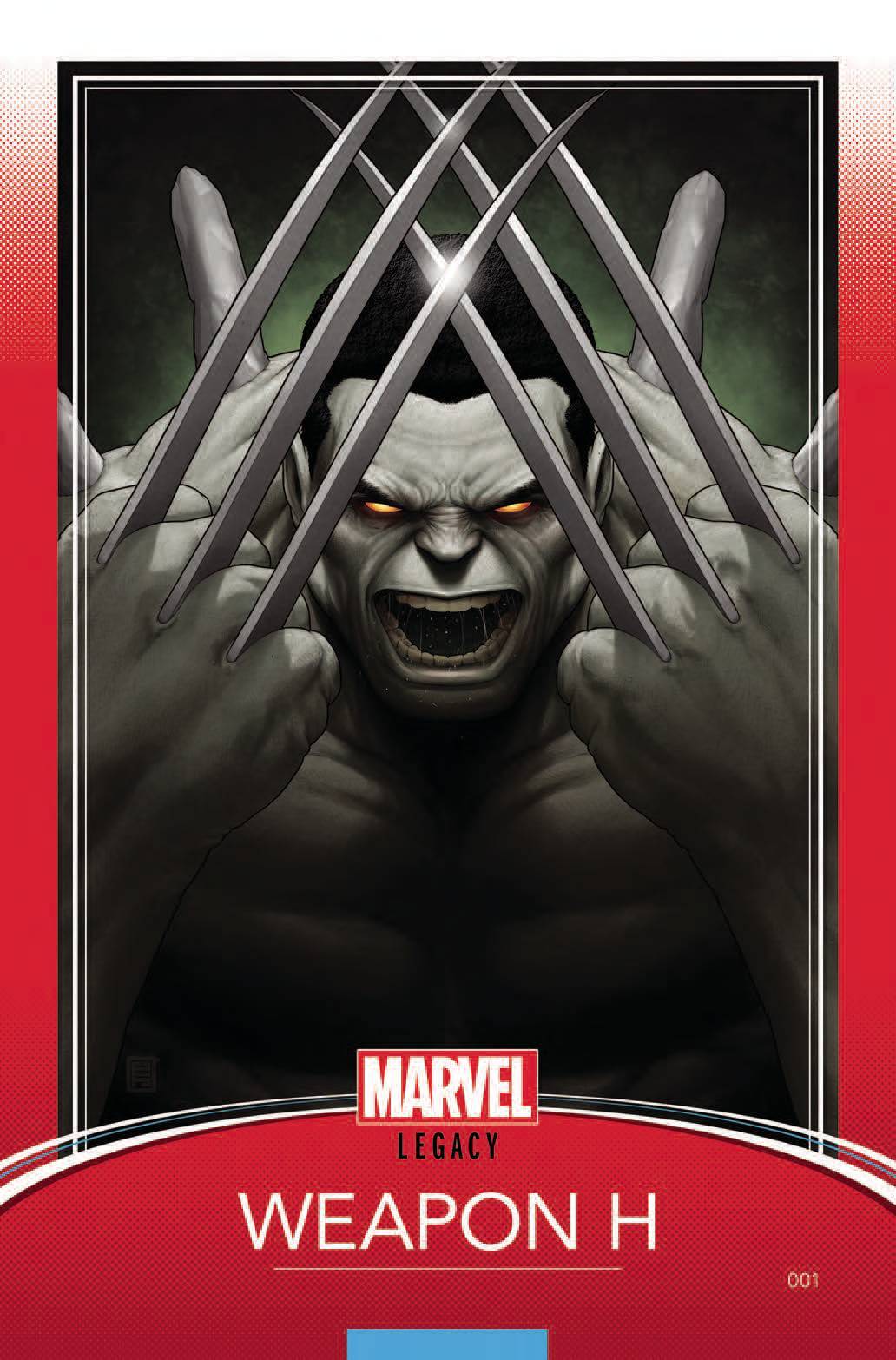 WEAPON H #1 CHRISTOPHER TRADING CARD VARIANT LEGACY MARVEL NM