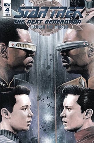 STAR TREK TNG THROUGH THE MIRROR #4 COVER WOODWARD A  NM 1ST PRINT