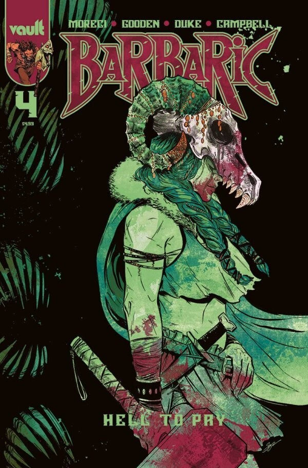 BARBARIC: HELL TO PAY #4 PATRIDGE VARIANT VAULT COMICS 2023