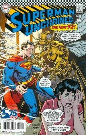 SUPERMAN UNCHAINED #2 NEW 52 SILVER AGE VARIANT COVER EDITION SCOT NM 1ST PRINT