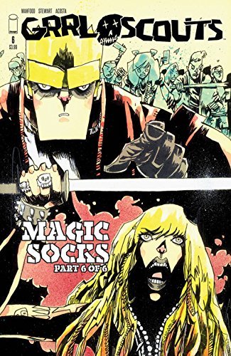GRRL SCOUTS MAGIC SOCKS #6 WALKING DEAD #158 TRIBUTE NM 1ST PRINT