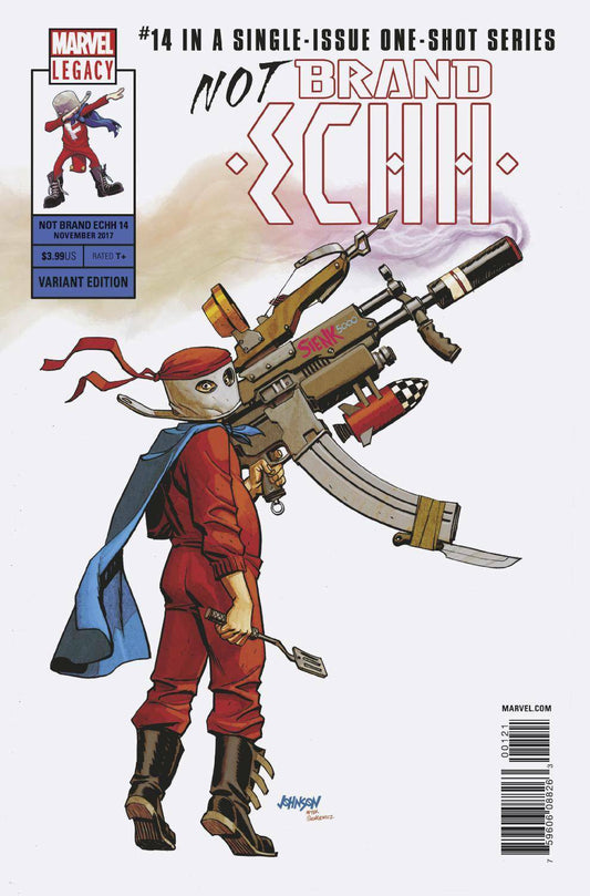 NOT BRAND ECHH #14 1:25 JOHNSON VARIANT COVER MARVEL NM 1ST PRINT 2017
