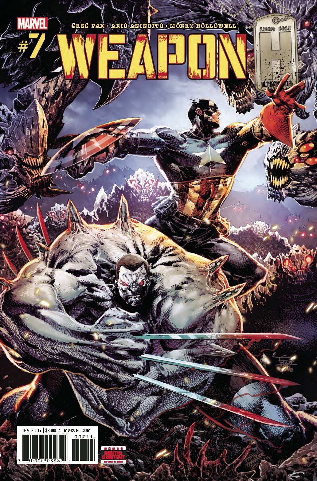 WEAPON H #7 MARVEL NM 1ST PRINT 2018