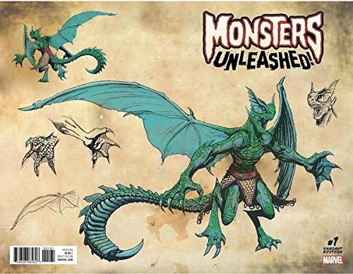 MONSTERS UNLEASHED (ISSUE #1 -NEW MONSTER WRAPAROUND VARIANT BY ST NM 1ST PRINT