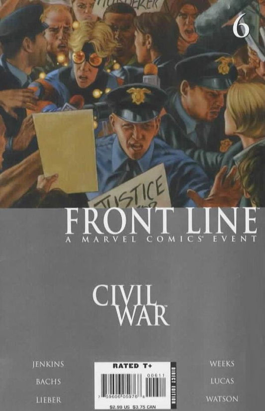 Civil War Front Line #6 2006 VF Marvel Comics 2006