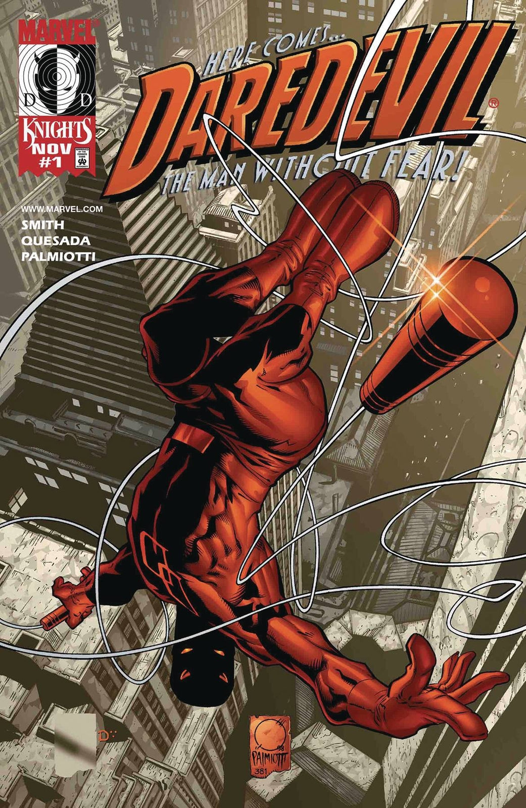 TRUE BELIEVERS DAREDEVIL SMITH QUESADA & PALMIOTTI #1 MARVEL NM FIRST PRINT 2018