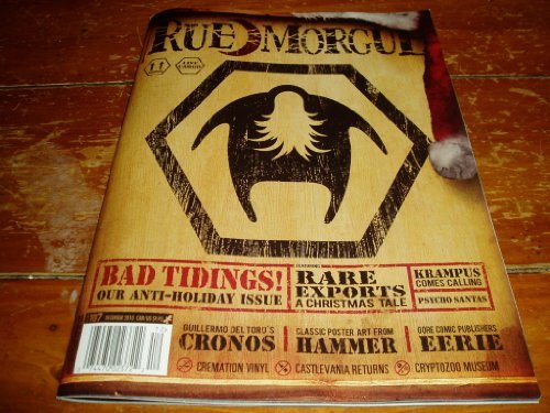 RUE MORGUE HORROR MAGAZINE # 107 DECEMBER 2010 ISSUE DAVE ALEXANDE NM 1ST PRINT