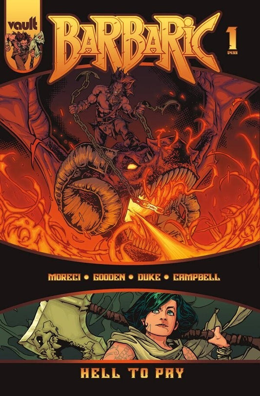BARBARIC: HELL TO PAY #1 MAIN COVER VAULT COMICS 2023