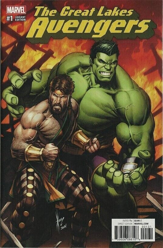 Great Lakes Avengers # 1 Keown Variant NM 2016 Marvel