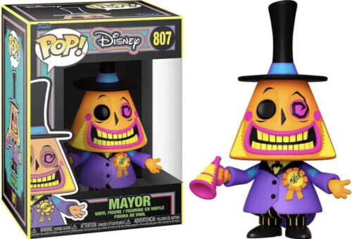 Funko Disney Night Before Christmas POP Blacklight Mayor New Mint
