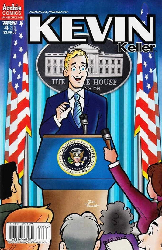 KEVIN KELLER #4 (VERONICS #210) COVER B VARIANT DAN PARENT NM 1ST PRINT