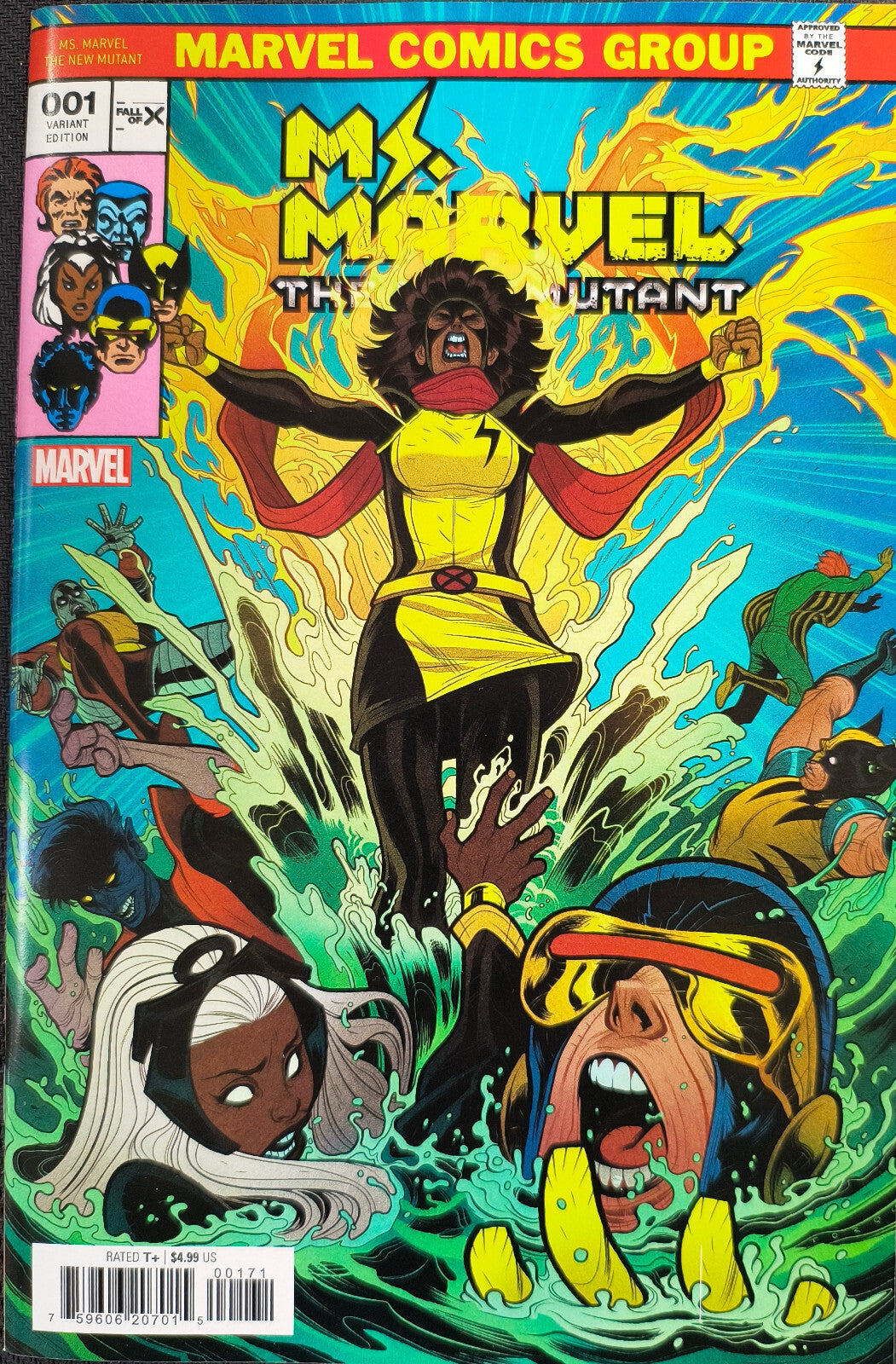 MS MARVEL NEW MUTANT #1 TORQUE VARIANT VELLANI PIRZADA GOMEZ GORHAM 2023