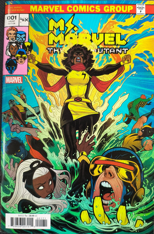 MS MARVEL NEW MUTANT #1 TORQUE VARIANT VELLANI PIRZADA GOMEZ GORHAM 2023