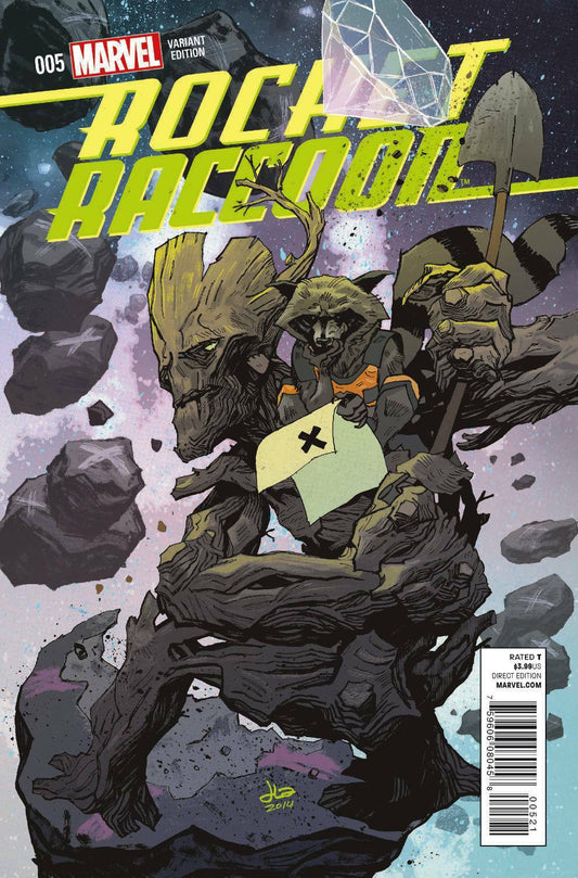 ROCKET RACCOON #5 GROOT VARIANT MARVEL NM 2015 1st PRINT