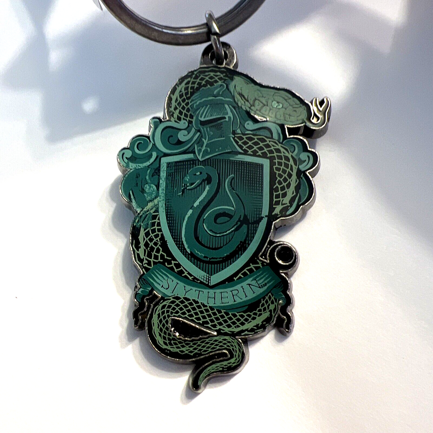MAKING OF HARRY POTTER SLYTHERIN KEYRING JAPAN IMPORT WIZARDING WORLD NEW UNUSED
