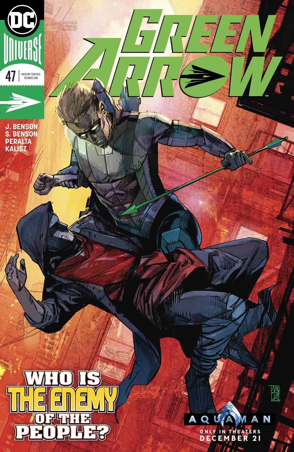 GREEN ARROW #47 DC NM 1ST PRINT 2018