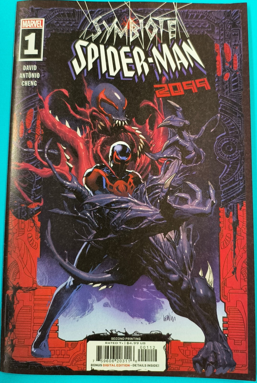 SYMBIOTE SPIDER-MAN 2099 #1 DAVID ANTONIO CHENG NM 2ND PRINT