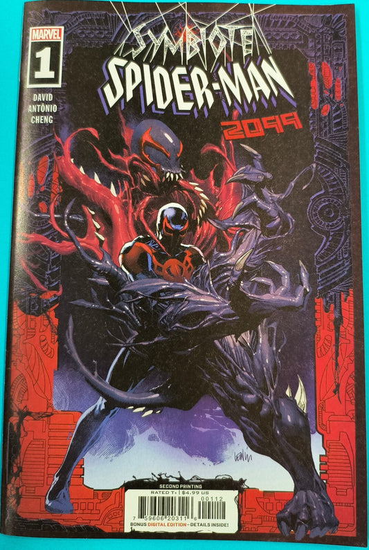 SYMBIOTE SPIDER-MAN 2099 #1 DAVID ANTONIO CHENG NM 2ND PRINT