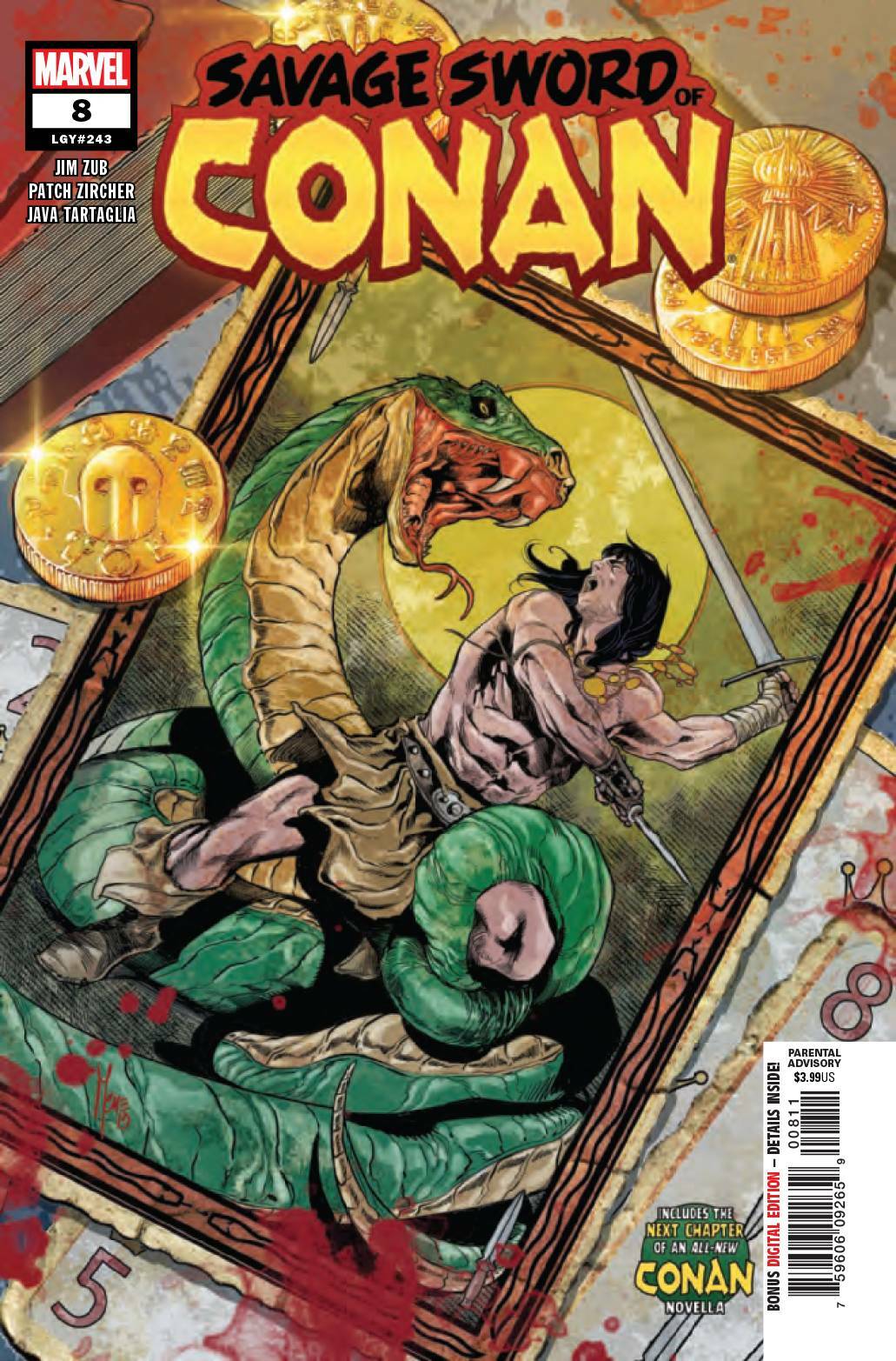 SAVAGE SWORD OF CONAN #8 MARVEL NM 1ST PRINT 2019
