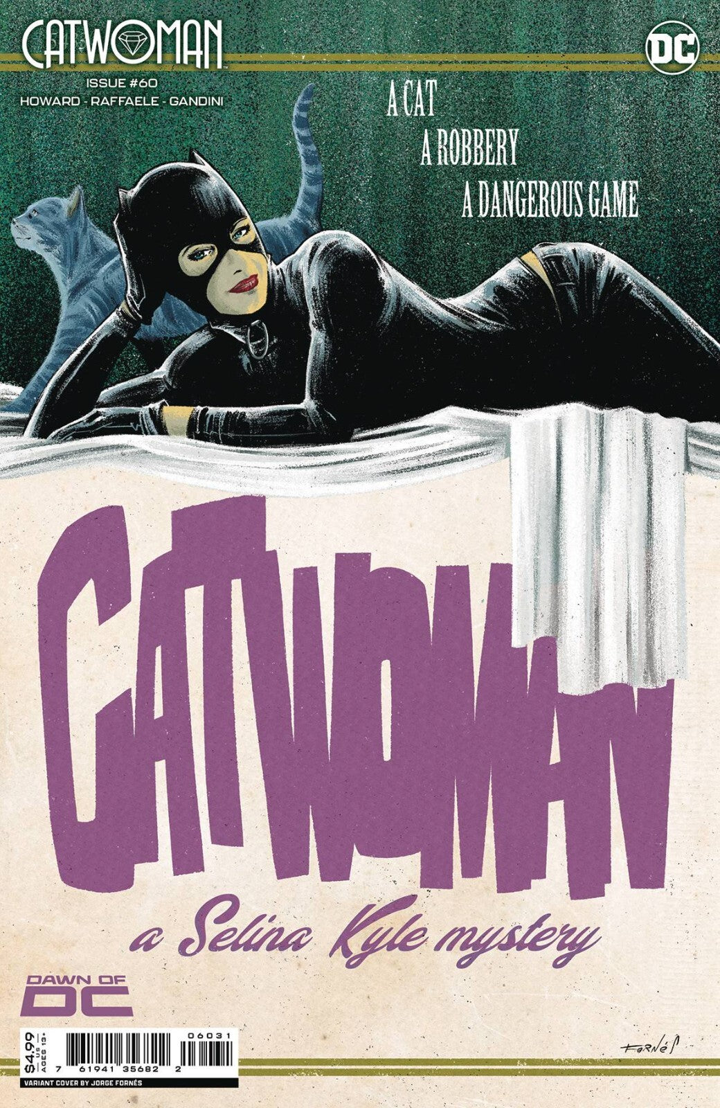 CATWOMAN #60 FORNES COVER HOWARD RAFFAELE DC COMICS NM 2023