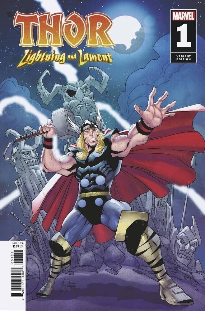 THOR LIGHTNING AND LAMENT #1 LUBERA VARIANT COVER 2022 MARVEL NM