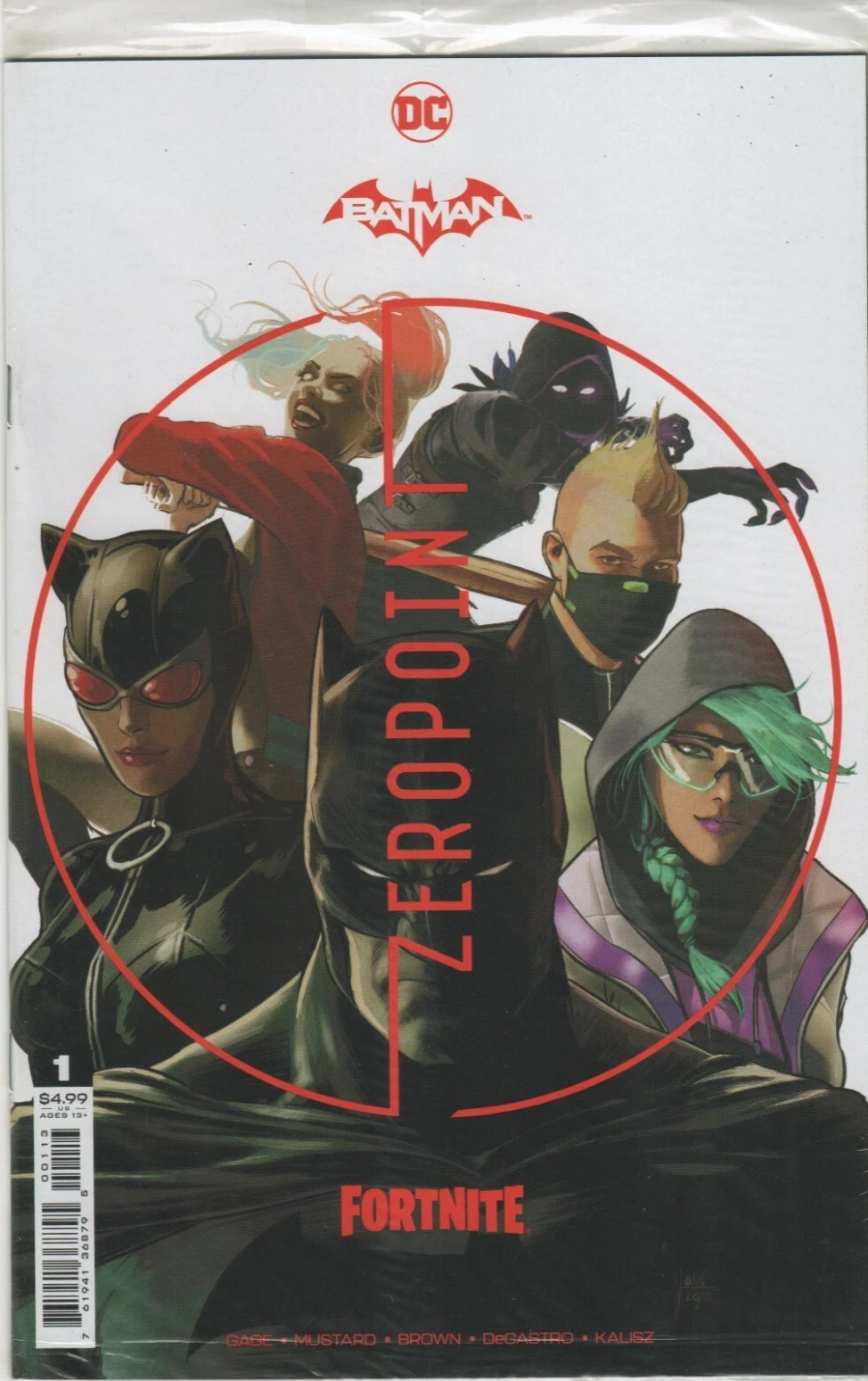 BATMAN FORTNITE ZERO POINT #1 3RD PRINT SEALED with CODE NM 2021 DC