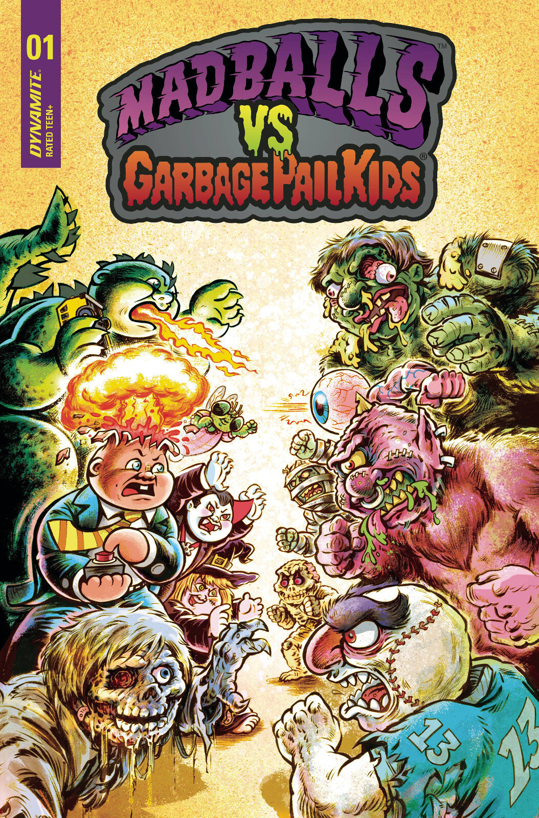 MADBALLS VS GARBAGE PAIL KIDS #1 DYNAMITE MAIN VARIANTS YOU PICK!